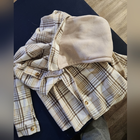 Women's plaid button jacket - Picture 3 of 3